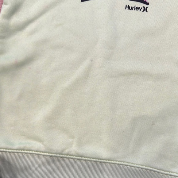 Hurley Green and Black Raglan Hoodie - Picture 2 of 5